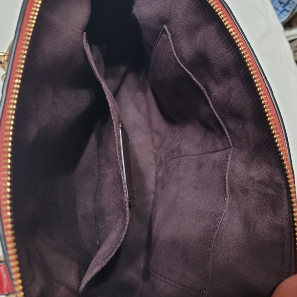 Coach F27598 Singnature Cherry Debossed Satchel Crossbody - Picture 13 of 16